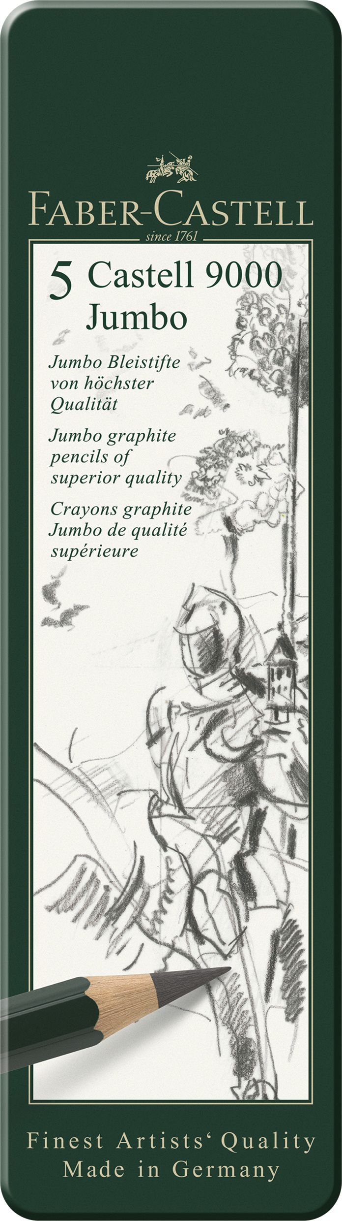 SET 5 BUC CREION GRAFIT CASTELL JUMBO FABER-CASTELL SET 5 BUC CREION GRAFIT CASTELL JUMBO FABER-CASTELL